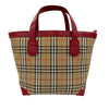 Secondhand Burberry Haymarket Check Canvas Tote