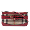 Secondhand Burberry House Check Canvas Bridle Langford Crossbody