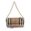 Secondhand Burberry House Check Canvas Derby Abingdon Convertible Satchel