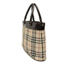 Secondhand Burberry House Check Canvas Tote