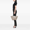 Secondhand Burberry House Check Canvas Tote