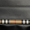 Secondhand Burberry House Check Trimmed Leather Shoulder Bag