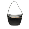 Secondhand Burberry House Check Trimmed Leather Shoulder Bag