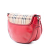 Secondhand Burberry Patent and Haymarket Check Coated Canvas Maydown Crossbody