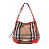 Secondhand Burberry Small House Check Canvas Bridle Canterbury Tote