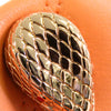 Secondhand Bvlgari Leather Serpenti Cabochon Phone Case Crossbody