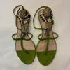 Dsquared2 Green Jewel Sandals - 2010s Second hand