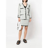 Chanel Sugar Paper Colored Wool Skirt Suit - '90s Second hand