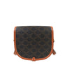 Secondhand Celine Medium Triomphe Coated Canvas Folco Crossbody