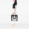 Secondhand Celine Mini Bicolor Canvas and Leather Luggage Tote