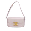 Secondhand Celine Shiny Calfskin Triomphe Claude Shoulder Bag