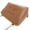 Secondhand Celine Smooth Calfskin Cuir Triomphe Clutch on Chain