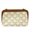 Secondhand Celine Triomphe Coated Canvas Clutch On Chain