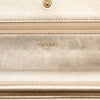 Secondhand Chanel Bicolor Satin Diamond Stitch Wallet On Chain