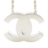 Secondhand Chanel CC Brass and Lambskin Mirror Necklace