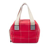 Secondhand Chanel CC Chocolate Bar Canvas Wild Stitch Handbag