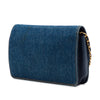 Secondhand Chanel CC Denim Wallet On Chain