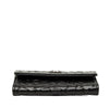 Secondhand Chanel CC Embossed Caviar Camellia Card Holder