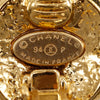 Secondhand Chanel CC Gold Plated Round Clip On Earrings