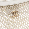Secondhand Chanel CC Mesh and Shiny Lambskin Clutch with Chain