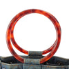 Secondhand Chanel CC Quilted Denim Resin Ring Handle Bucket Bag