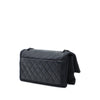 Secondhand Chanel CC Quilted Lambskin and Grosgrain So Black Flap