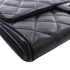Secondhand Chanel CC Quilted Lambskin Flap Clutch with Chain