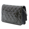 Secondhand Chanel CC Quilted Patent Wallet On Chain