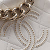 Secondhand Chanel CC Quilted Studded Lambskin Round Camera Bag