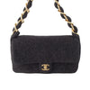 Secondhand Chanel CC Quilted Tweed Single Flap