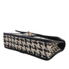 Secondhand Chanel CC Woven Lambskin and Viscose Houndstooth Single Flap