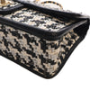Secondhand Chanel CC Woven Lambskin and Viscose Houndstooth Single Flap