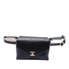 Secondhand Chanel Chevron Calfskin Stitched Coco Belt Bag