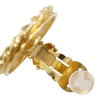 Secondhand Chanel Gold Plated Mademoiselle Clip On Earrings