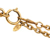 Secondhand Chanel Gold Plated Medallion Coat of Arms Sunburst Pendant Necklace