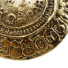 Secondhand Chanel Gold Plated Rue Cambon Medallion Clip On Earrings
