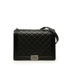 Secondhand Chanel Large Quilted Lambskin Boy Flap