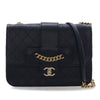Secondhand Chanel Large Quilted Sheepskin Front Chain Flap