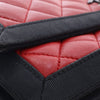 Secondhand Chanel Medium CC Bicolor Quilted Lambskin Grosgrain Single Flap