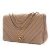 Secondhand Chanel Medium Chevron Iridescent Caviar Statement Flap
