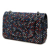 Secondhand Chanel Medium Classic Strass Embellished Denim Double Flap