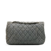 Secondhand Chanel Medium Cotton Striped Double Flap