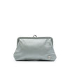 Secondhand Chanel Metallic Calfskin Kiss Lock Clutch