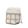 Secondhand Chanel Mini Lambskin CC Chain Frame Drawstring Bucket Bag