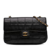 Secondhand Chanel Mini Square Chocolate Bar Lambskin Single Flap