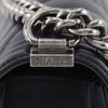 Secondhand Chanel Old Medium Chevron Calfskin Boy Flap
