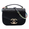 Secondhand Chanel Paris Cuba Small Quilted Caviar Thread Around Flap