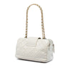 Secondhand Chanel Quilted Aged Calfskin Mademoiselle Triple Zip Shoulder Bag