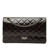 Secondhand Chanel Quilted Crinkled Patent Reissue 2.55 Double Flap 226