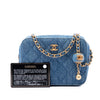 Secondhand Chanel Quilted Denim Pearl Crush Camera Bag